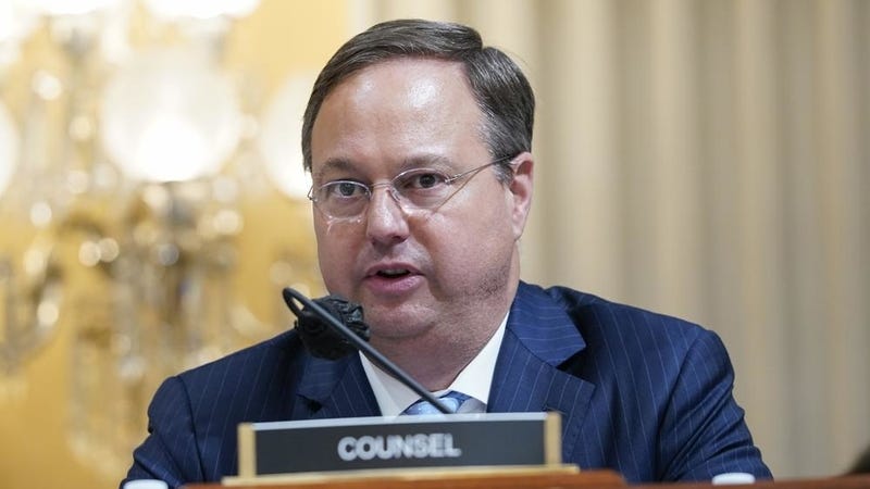 John Wood asking questions during a House select committee hearing