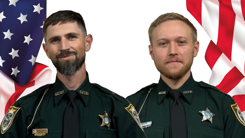 Sgt. John Dyle and Deputy Rob Lee