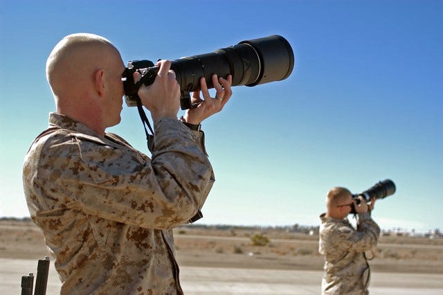 Jonathan Knauth started his military career off as an enlisted combat photographer.