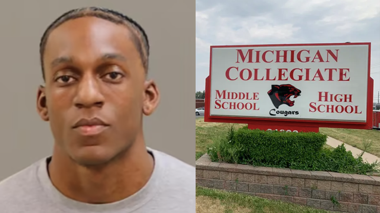 Detroit man arrested for firing shots in Warren's Michigan Collegiate High School parking lot identified; Police say incident was 'retaliation' for fight