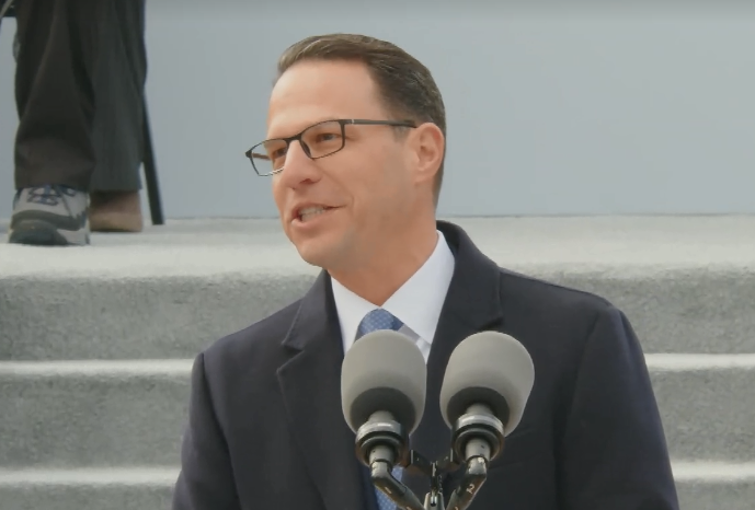 Josh Shapiro became the 48th governor of Pennsylvania in an inauguration ceremony at the state Capitol on Jan. 17, 2023.