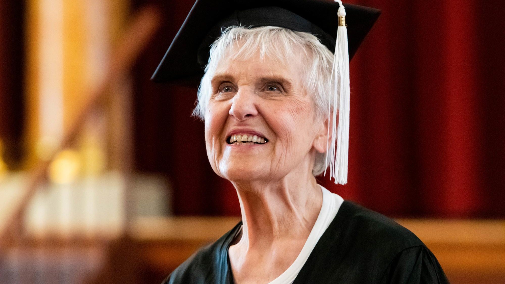 'Never quit learning': Great-grandmother, 90, completes her degree from NIU