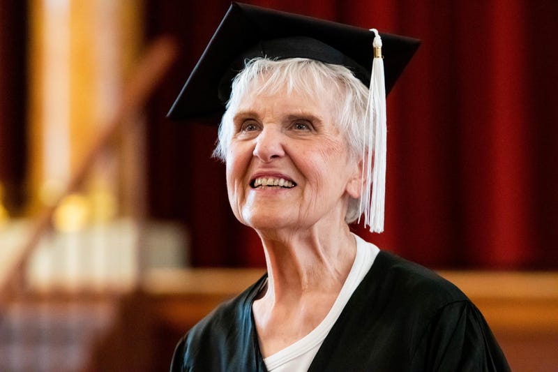 90 year old college grad