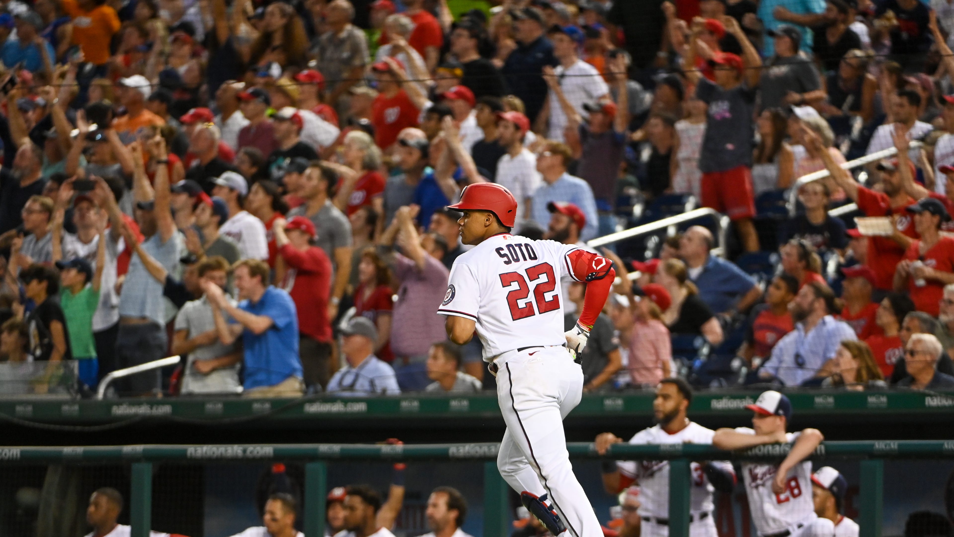 WATCH: Juan Soto homers off Max Scherzer in final Nats at-bat
