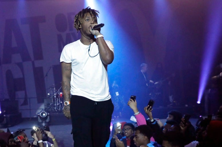 Juice WRLD performs during McDonald's Beat Of My City Chicago on October 17, 2019