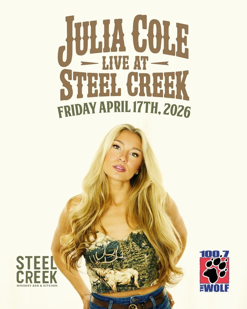 100.7 The Wolf Presents Julia Cole at Steel Creek
