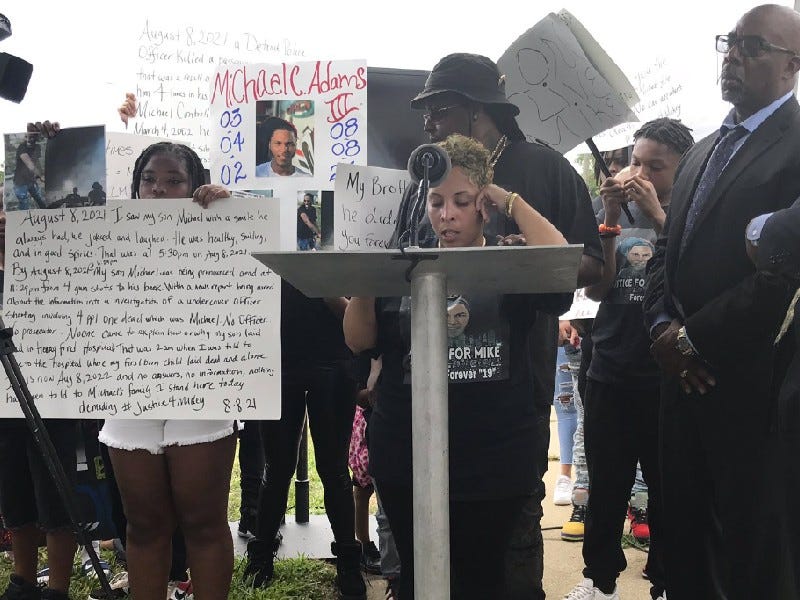 Justice for Mike press conference