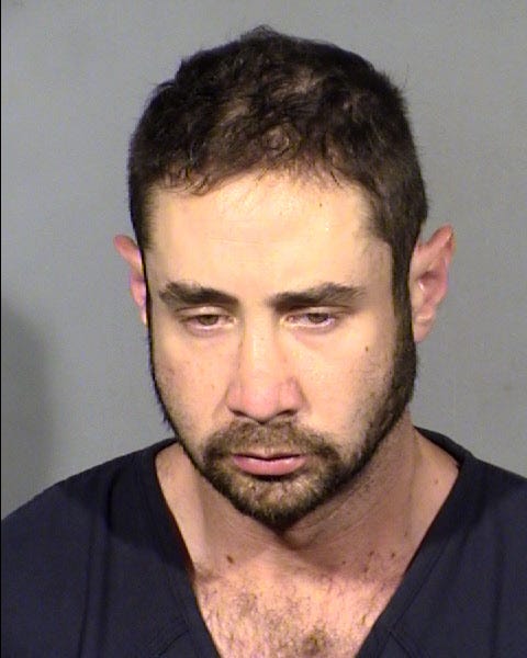 Booking photo of murder suspect Justin Medof