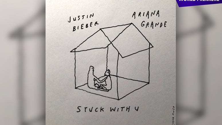 WORLD PREMIERE: Justin Bieber and Ariana Grande 'Stuck With U'