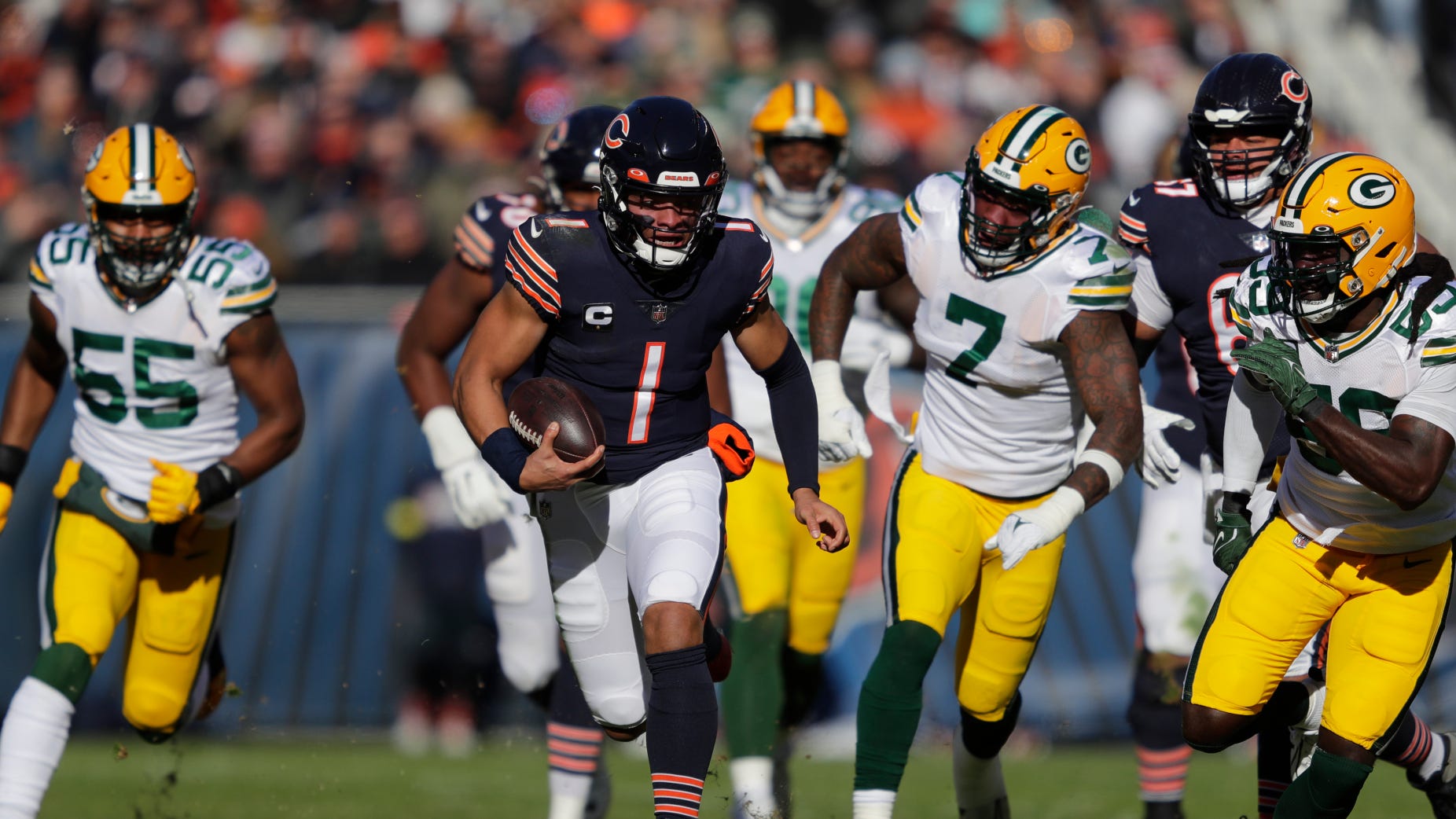 Haugh: Bears lose again to Aaron Rodgers and the Packers, but something felt different about this one