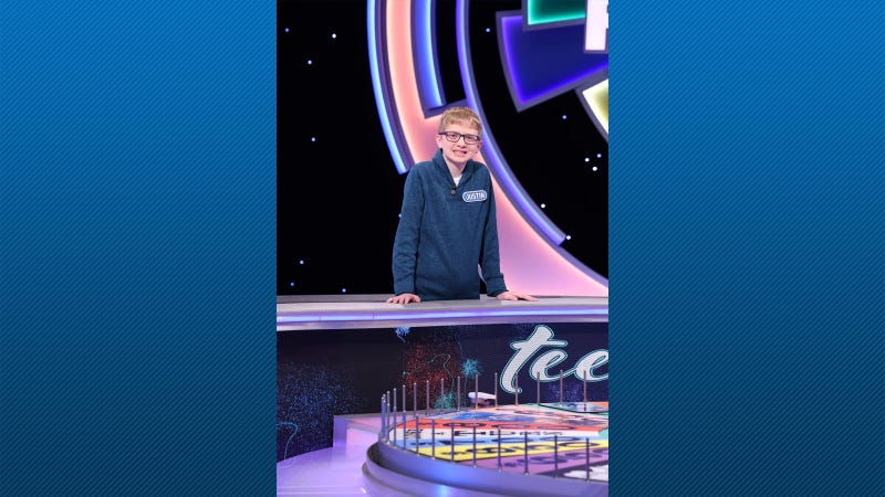 Justin Mattes on Wheel of Fortune's Teen Week