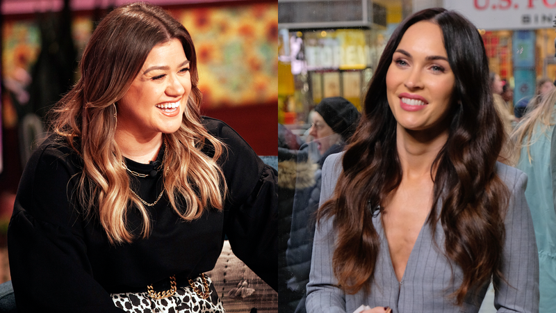 Kelly Clarkson and Megan Fox