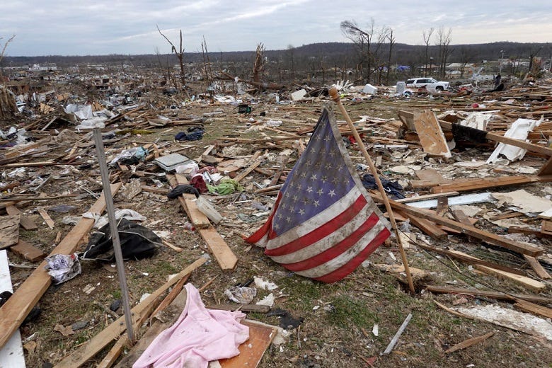 Kentucky tornado destruction