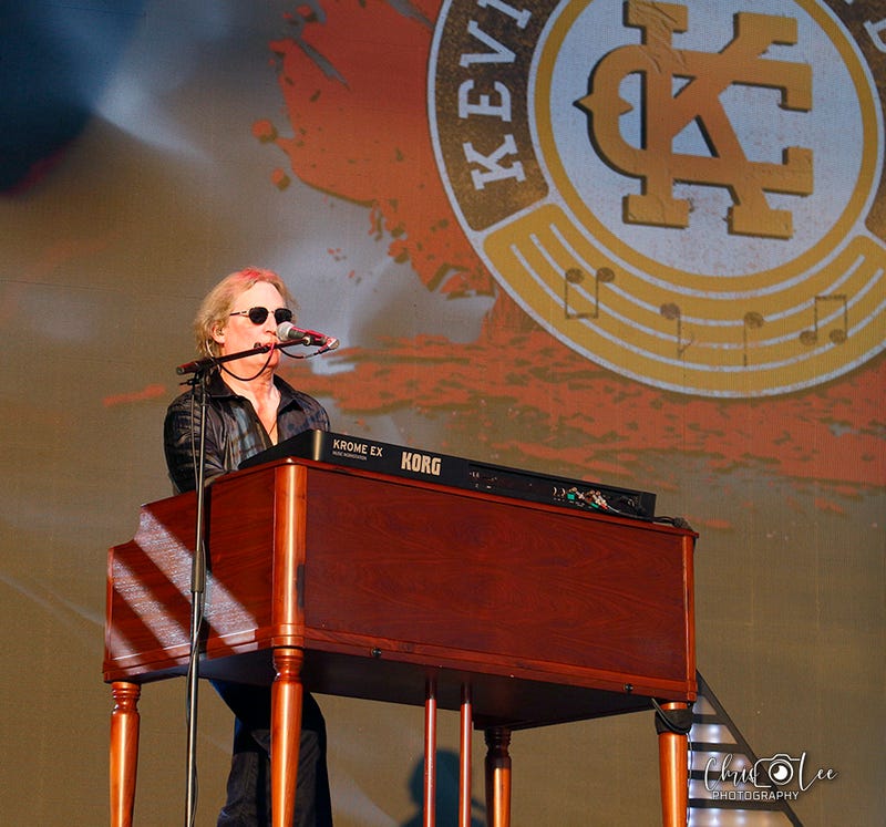 Derek Hilland playing keyboards in Charlotte, NC