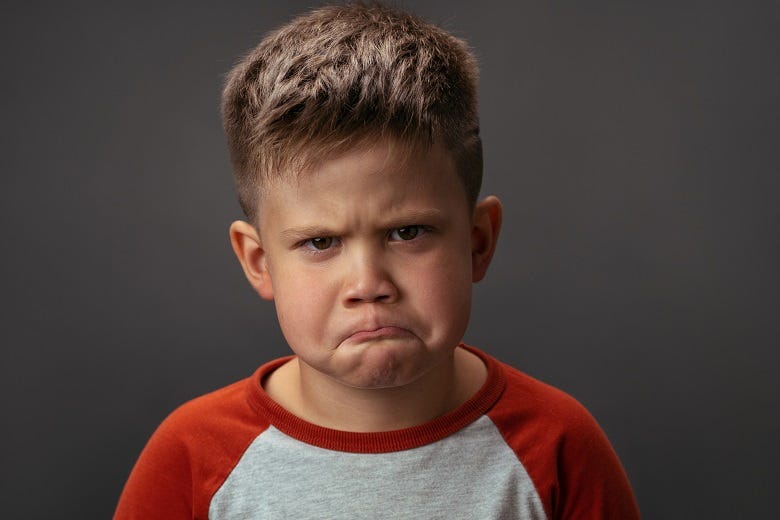 sad kid