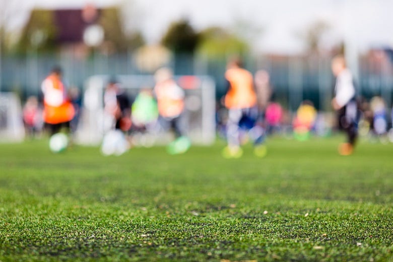 kids at soccer game