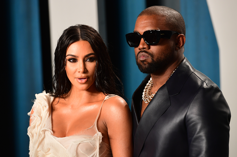 Kim Kardashian and Kanye West