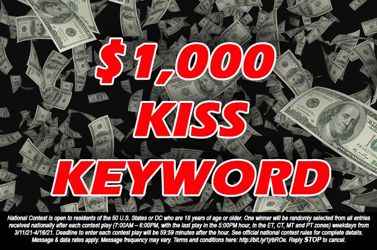 $1,000 kiss keyword