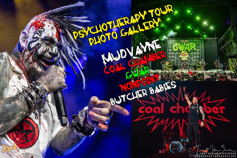 Psychotherapy Tour featuring Mudvayne - Coal Chamber - GWAR - Nonpoint and Butcher Babies