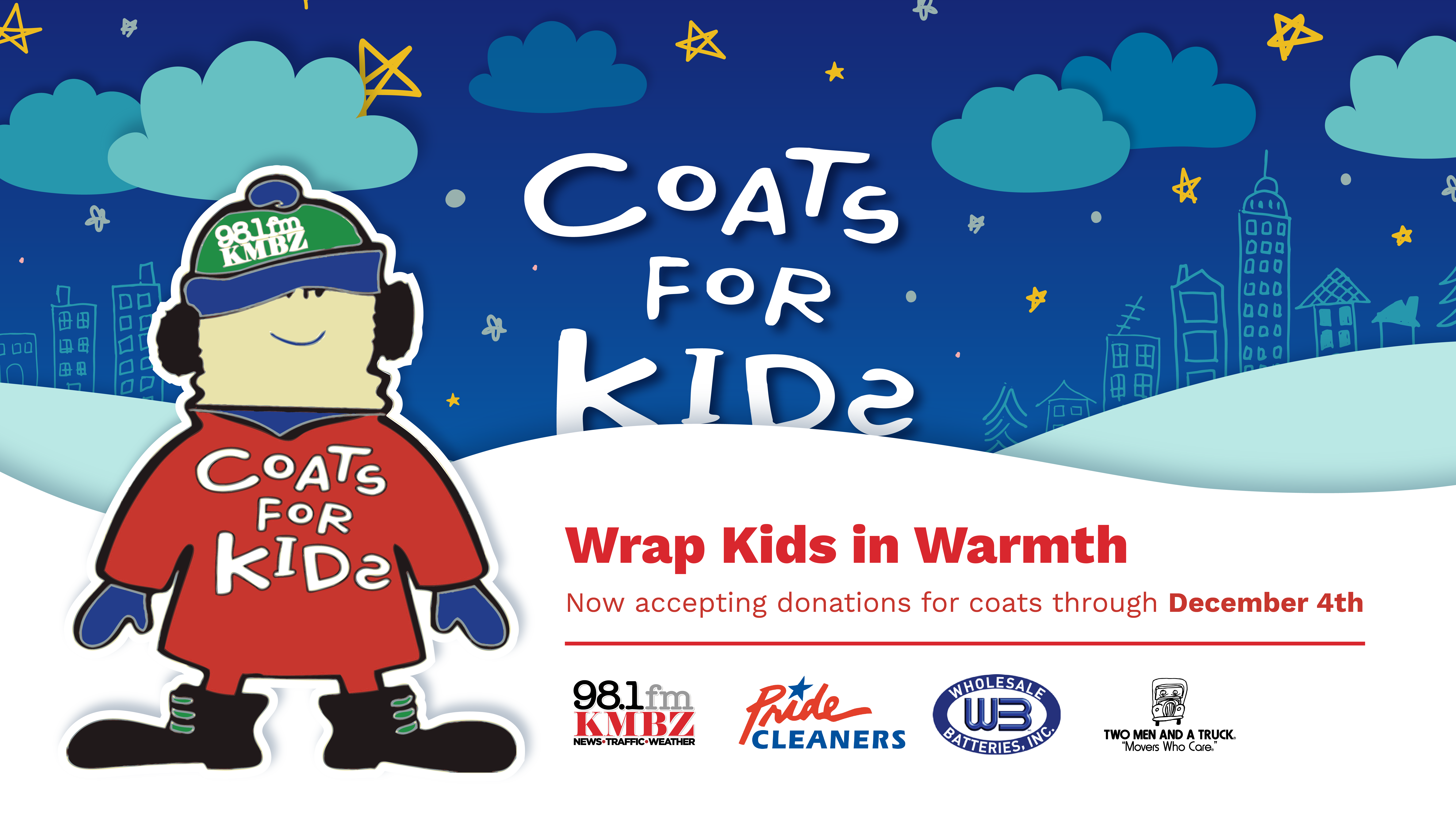 Donate Now to Wrap Kids in Warmth with Coats for Kids!