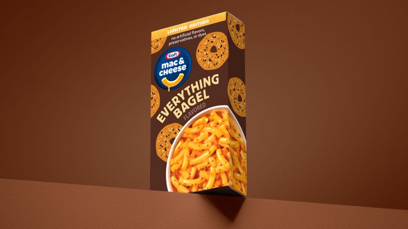 Kraft will release 15,000 boxes of the "Everything Bagel" Mac & Cheese
