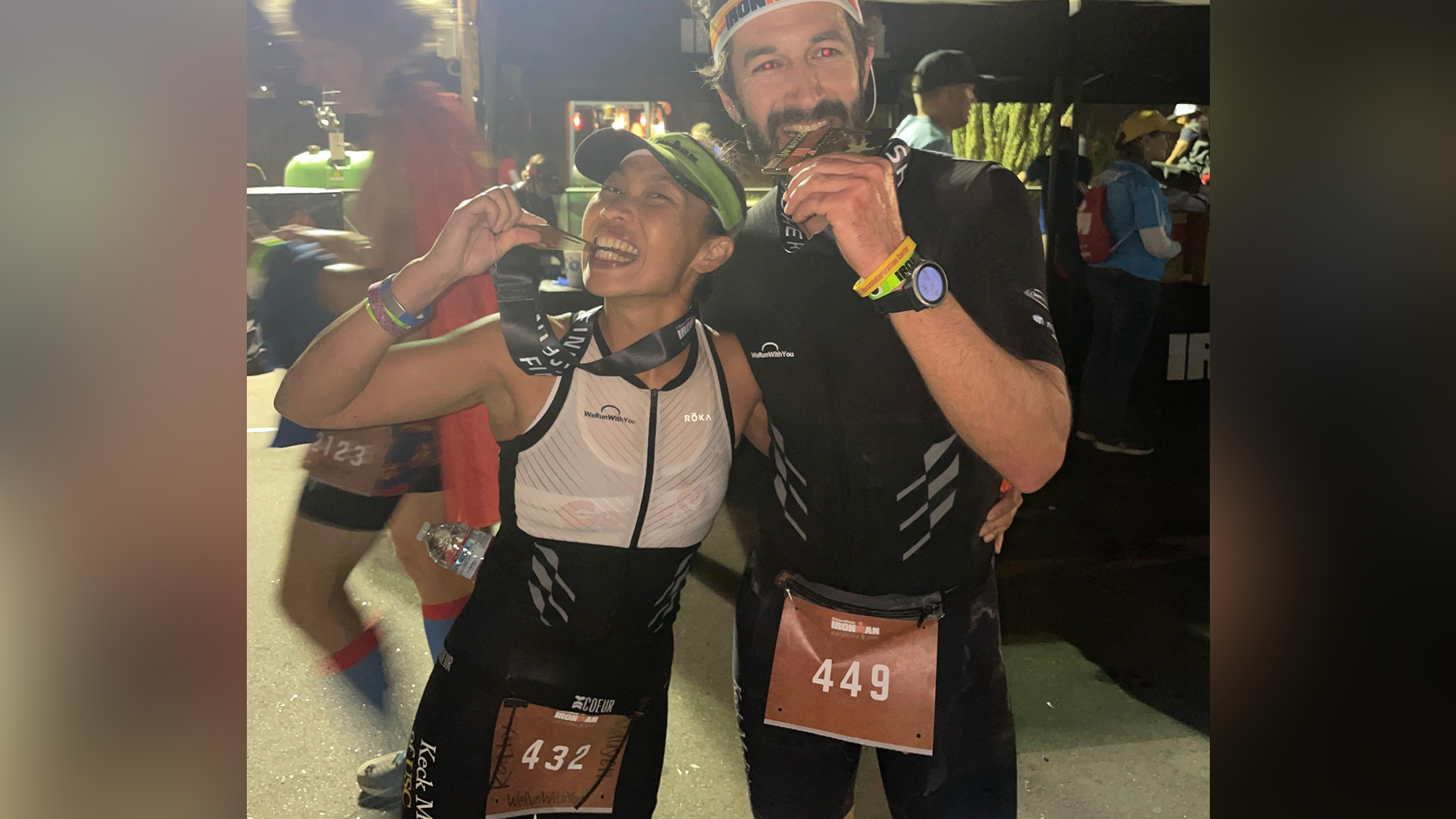 Tragedy to triumph: KNX Heroes run marathons together for aneurysm research