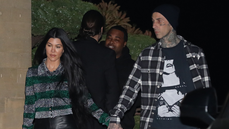 Kourtney Kardashian and Travis Barker