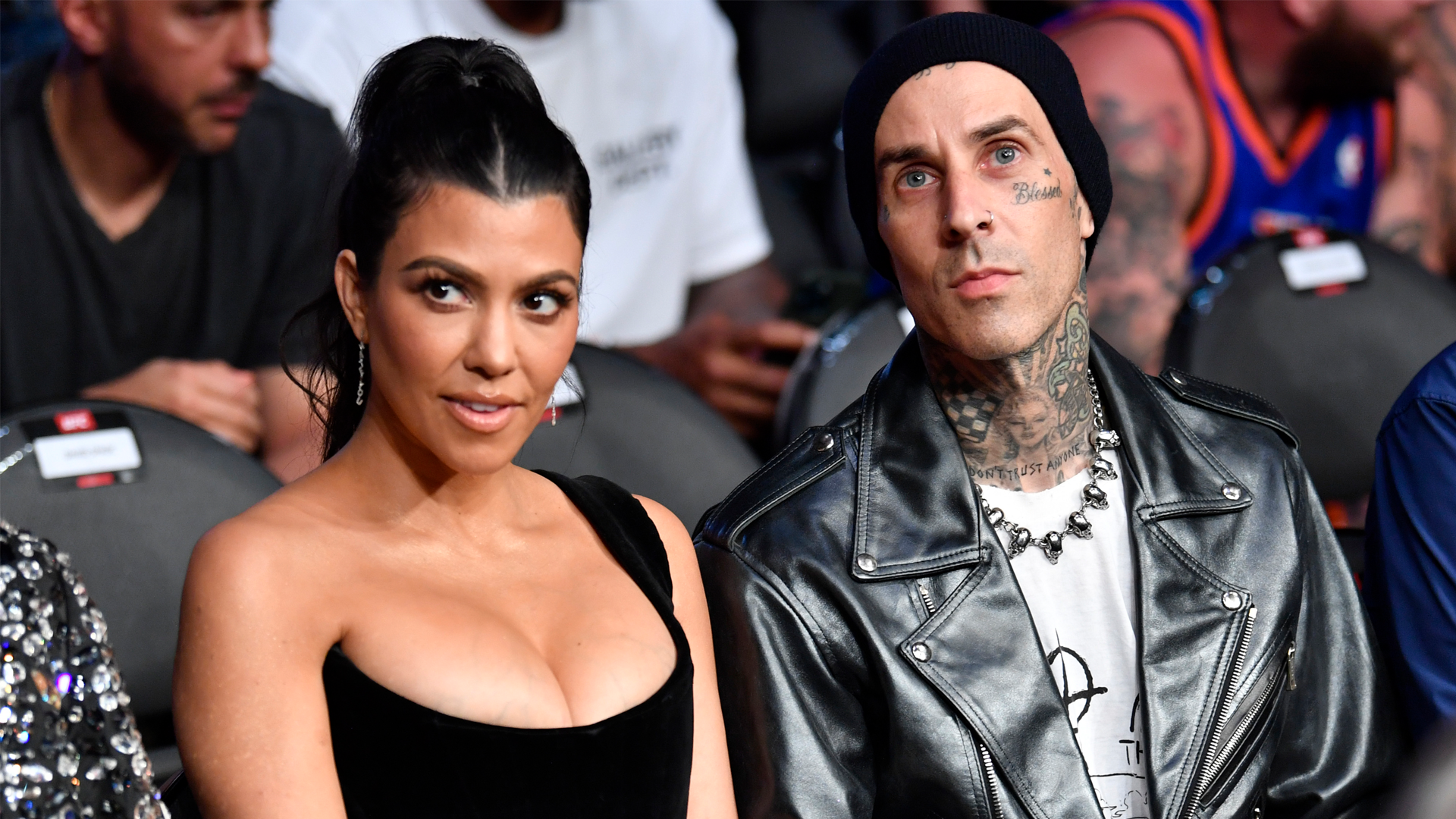 Kourtney Kardashian goes topless in new quarantine photo shoot with Travis Barker
