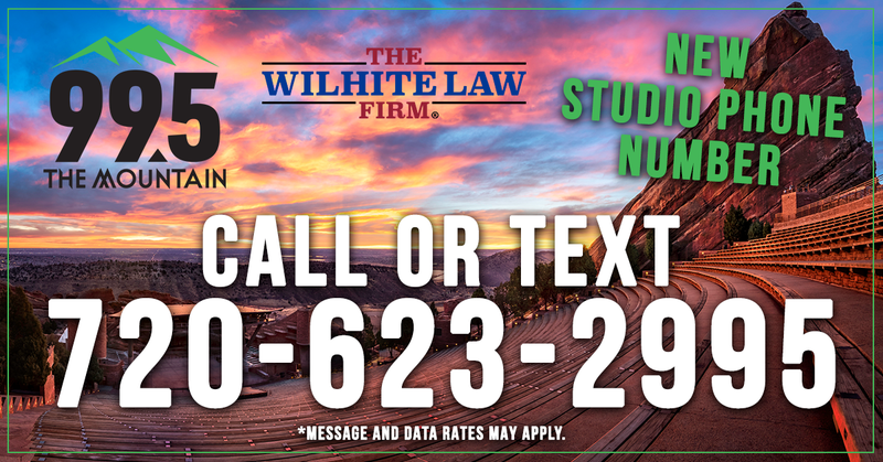 99.5 The Mountain studio/text line