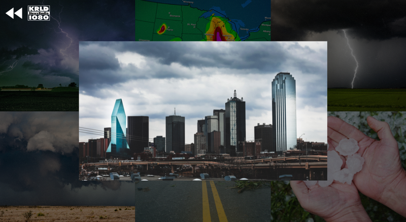 The Dallas skyline