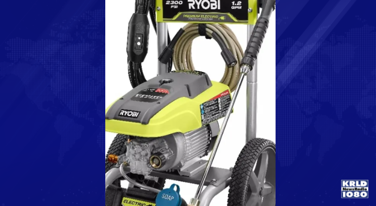 The recall covers models RY-142300 and RY-142711-VNM, sold at retailers including Home Depot