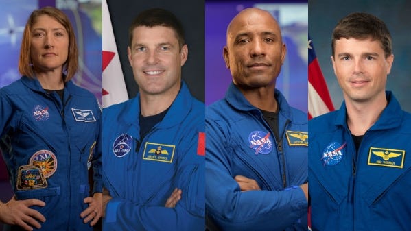 Meet the next four astronauts that will fly to the Moon
