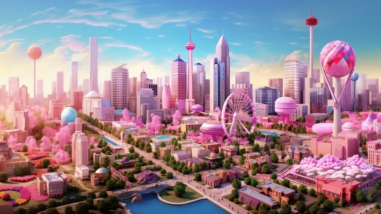 Here's what Barbie's Dreamhouse would look like in Dallas