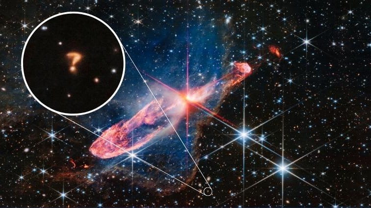 PHOTOS: Webb telescope captures mysterious question mark in the sky