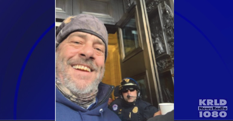 Paul Conover in U.S. Capitol during Jan. 6, 2021 riot.