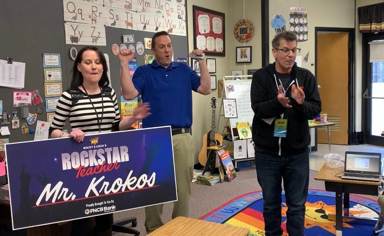 Rocky & Lissa w. Mr. Krokos