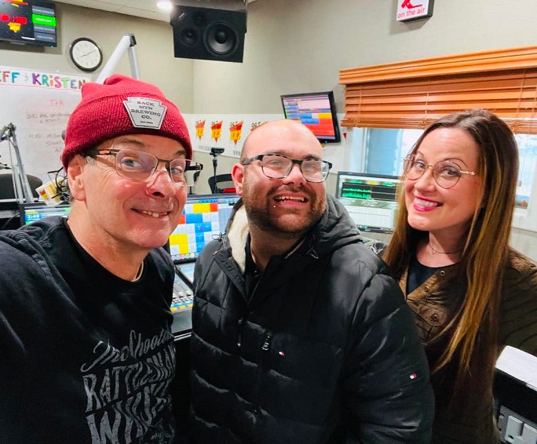 Rocky & Lissa with Josh from Candlewood Suites 