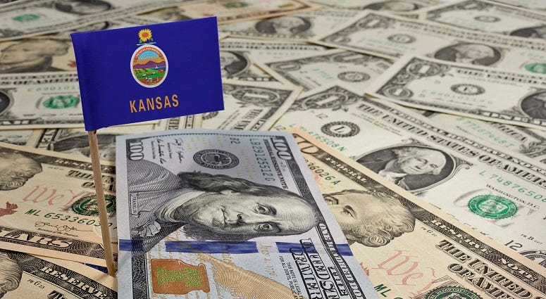 Latest fiscal forecast projects healthy cash reserves for Kansas