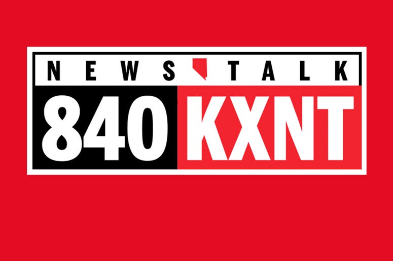 Logo for News Talk 840 KXNT, Las Vegas