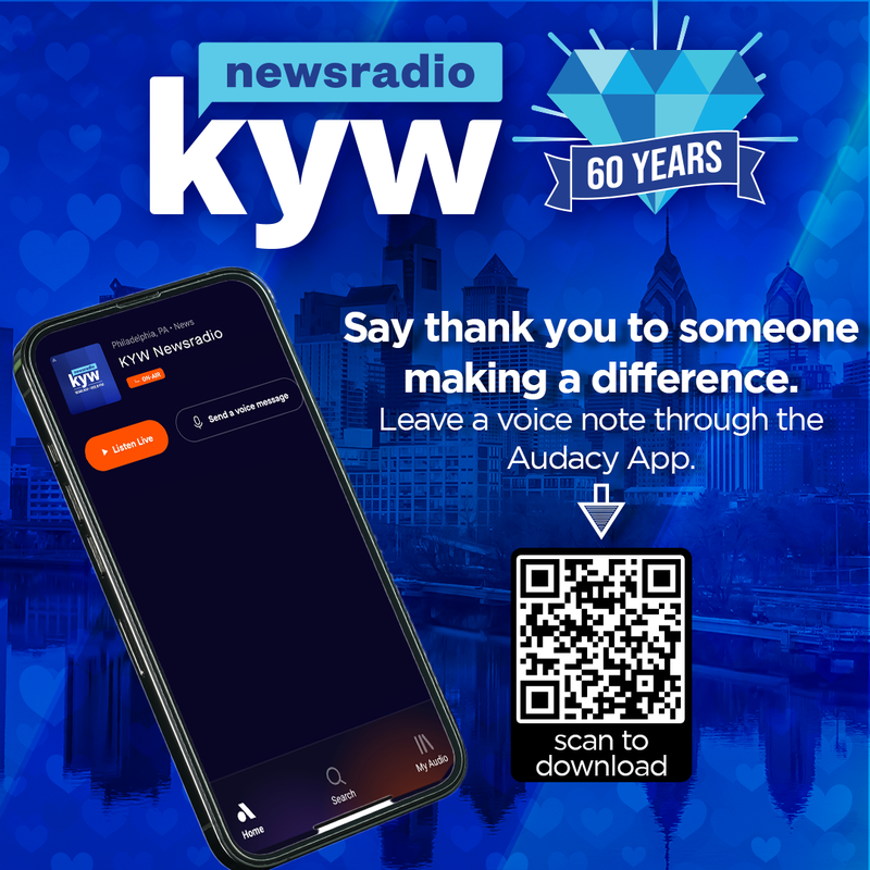 Call in and say thank you to someone making a difference via the Audacy app.