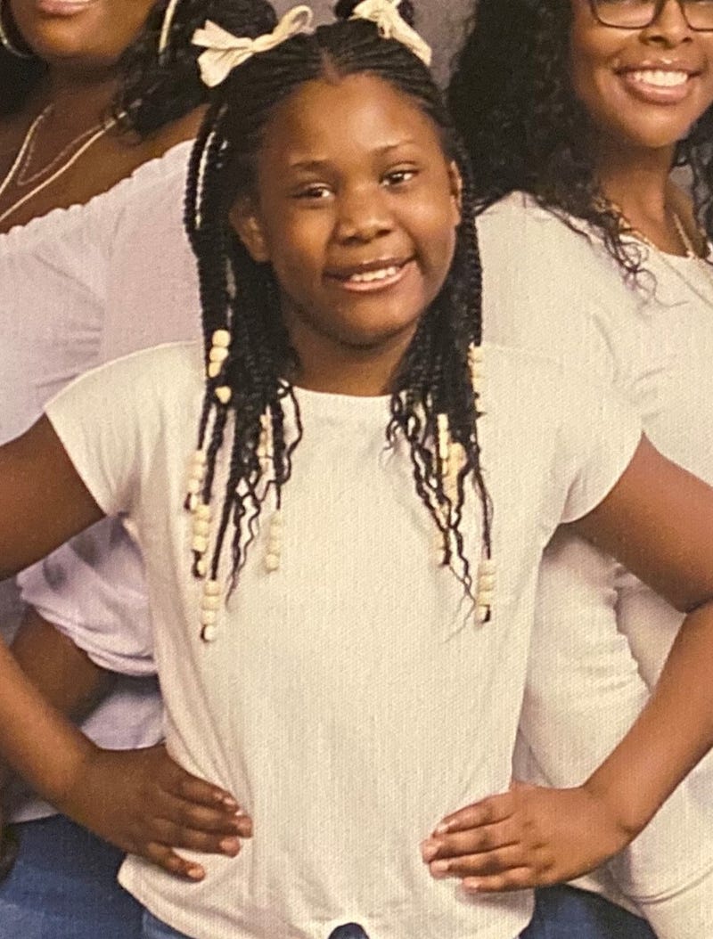 Picture of missing 10-year-old Kamarionna Crawford