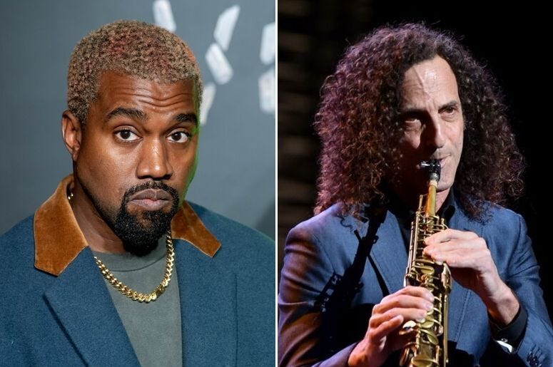 Kanye West and Kenny G