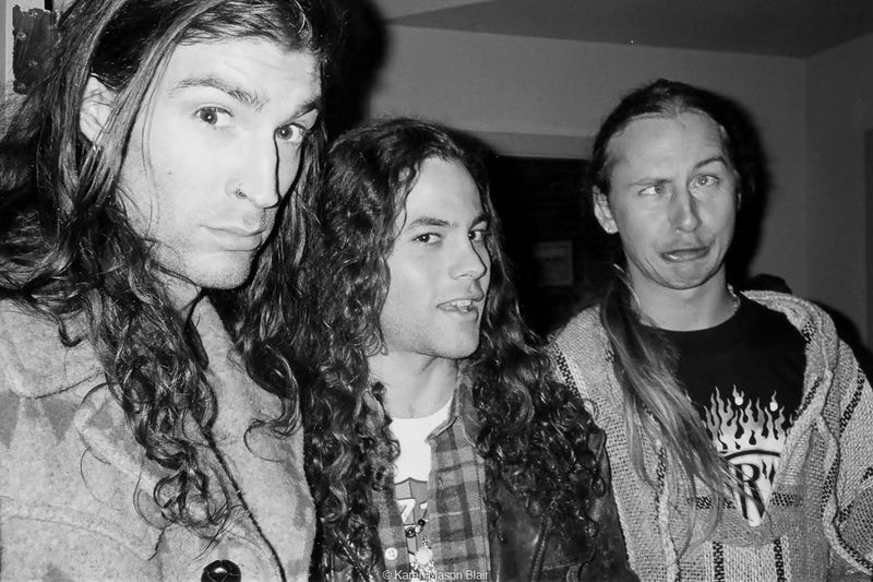 Sean Kinney, Mike Starr and Jerry Cantrell of Alice in Chains