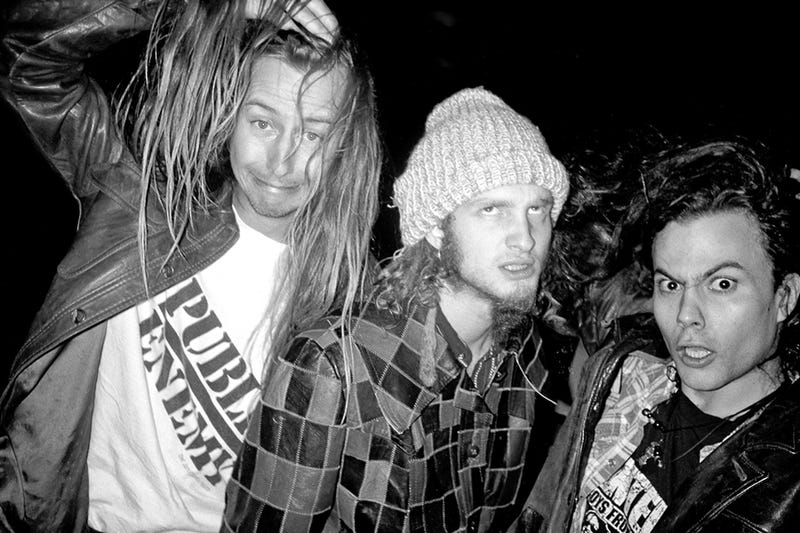Jerry Cantrell, Layne Staley & Mike Starr of Alice in Chains