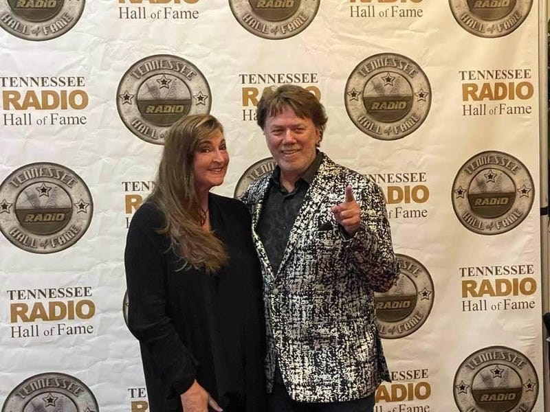 Karen Perrin and TN Radio Hall of Fame inductee Ron Olson