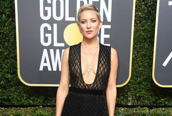 Kate Hudson at the Golden Globes
