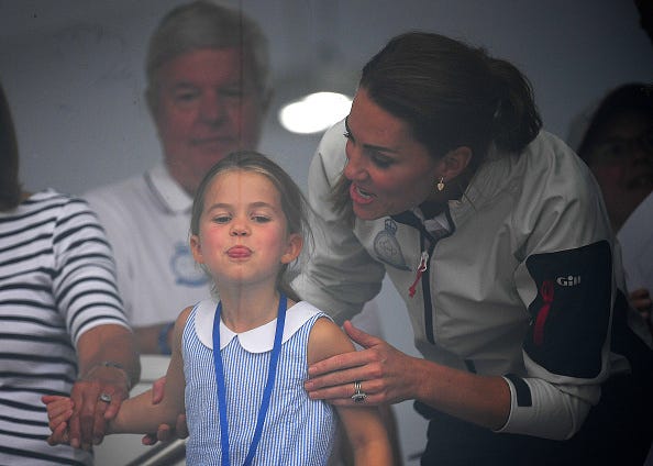 Princess Charlotte and Kate Middleton