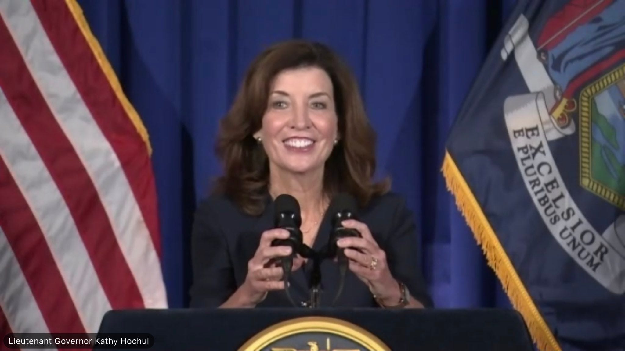 Hochul vows to "fight like hell" as next governor as she transitions into new role