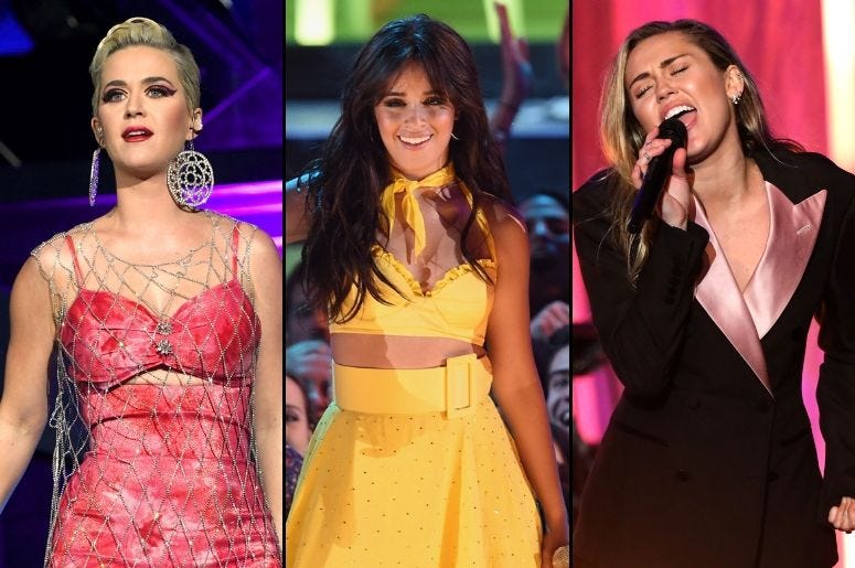 Katy Perry, Camila Cabello, and Miley Cyrus Are All Releasing Music This Week
