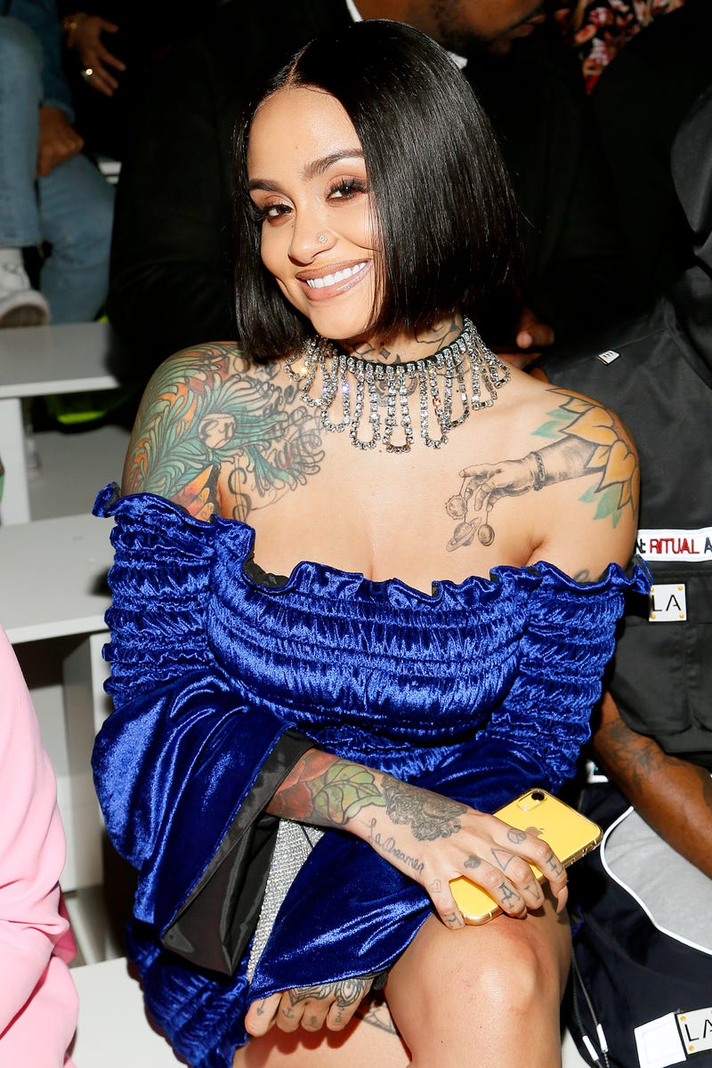 Kehlani attends the Area front row during New York Fashion Week: The Shows at Gallery I at Spring Studios on September 07, 2019 in New York City.